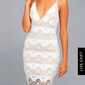 Short White lacy dress